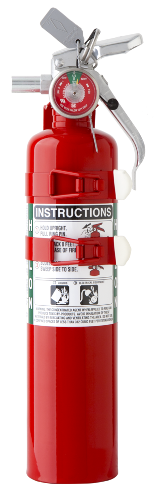 2.5# Halon Fire Extinguisher | Western Fire and Safety ...